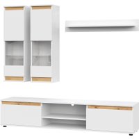 Горка НК-Мебель Bruno М18 71957707 (белый/дуб вотан) в Лиде