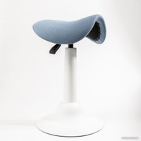 Офисный стул Chair Meister Saddle (пластик белый/ткань синяя)