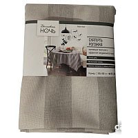 Скатерть Нордтекс Волшебная ночь 165x200 (зебра-экрю 71)