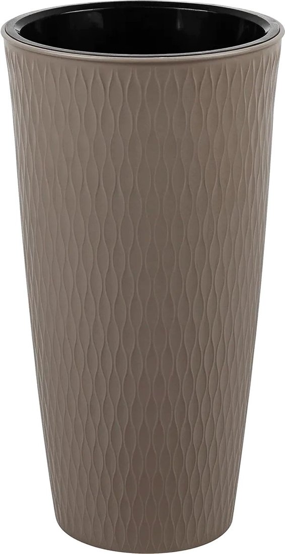 

Кашпо El Casa Керама 640517 (серый/коричневый)