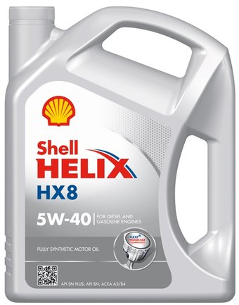 Shell Helix HX8 Synthetic 5W-40 5л