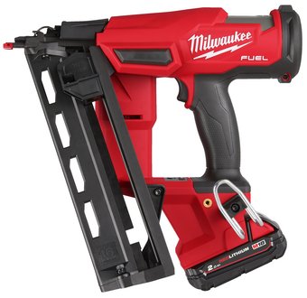 Гвоздезабиватель Milwaukee M18 FN16GA-202X Fuel 4933478092 (с 2-мя АКБ, кейс)