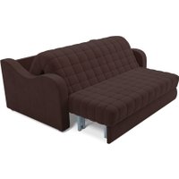 Диван Мебель-АРС Аккордеон Барон №4 ППУ 180x200 (велюр шоколад HB-178/16)
