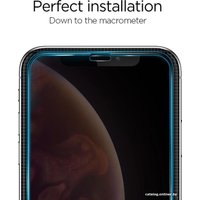 Защитное стекло Spigen Glas FC для iPhone 11 Pro/XS/X 063GL25234