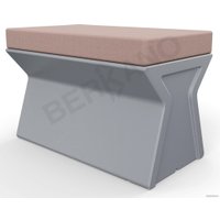 Скамейка Berkano X-seat Line 230_018_21 (серый/кофейный)