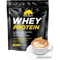 Протеин сывороточный (концентрат) Prime Kraft Whey Protein с витаминами и минералами (500г, капучино)