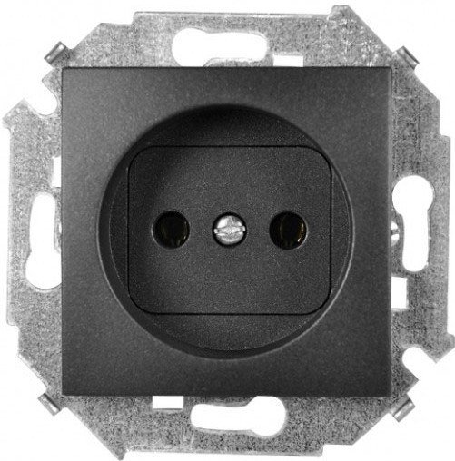 

Розетка Simon 15 1591431-038 (графит)