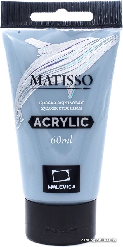 Акриловая краска Малевичъ Matisso 617059 (60 мл, серый холодный)