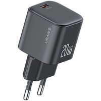 Сетевое зарядное Usams CC260 20W GaN (черный) в Витебске