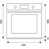 Электрический духовой шкаф Bertazzoni F6011MODPTC/23