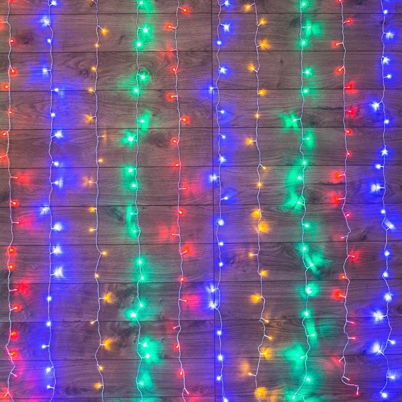 

Новогодняя гирлянда Neon-Night Светодиодный Дождь 1.5х1.5 м 235-019 (мультиколор)