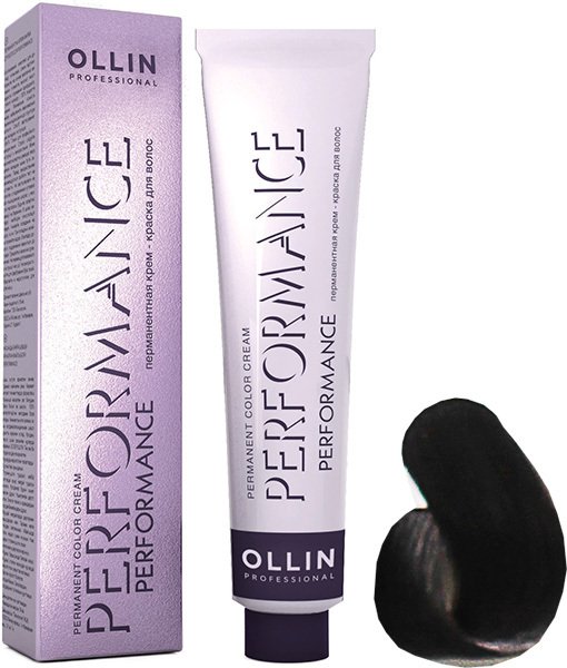 

Крем-краска для волос Ollin Professional Performance 3/0 темный шатен