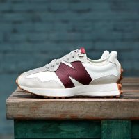 Кроссовки New Balance 327 White Dark Red Womens WS327KA (35)