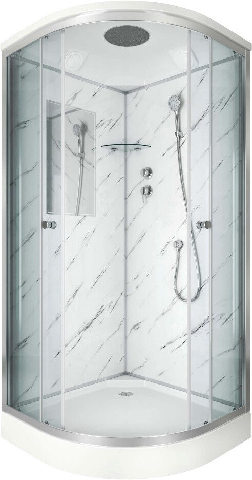 

Душевая кабина Niagara NG-7701M 90x90x210 (прозрачное стекло)