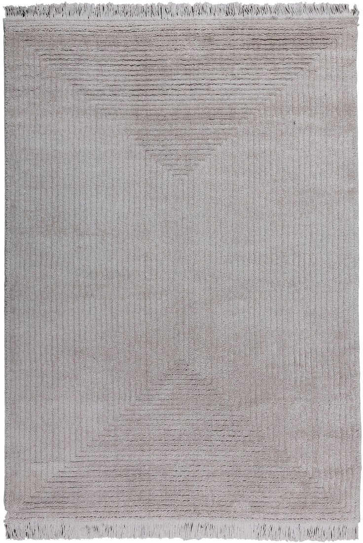 

Ковер для жилой комнаты Radjab Carpet Пандора Прямоугольник 1104A 6384RK (1.6x2.3, Light Grey/Light Grey)