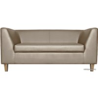 Софа Brioli Дедрик М двухместный (экокожа, L7 бежевый/светлые ножки)