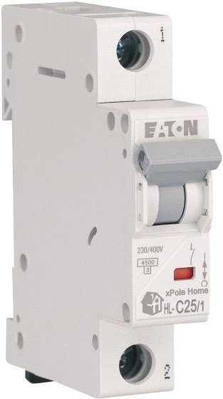 

Выключатель автоматический Eaton HL-C251 1P 25A C 4.5кA 1M 194733