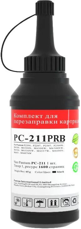 

Тонер Pantum PC-211PRB (тонер + чип)