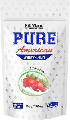 Протеин сывороточный (концентрат) Fitmax Pure American (750 г, земляника)