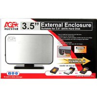 Бокс для накопителей 3.5" AgeStar 3UB3A8-6G Black