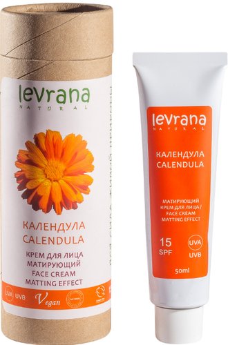 Крем солнцезащитный Levrana Крем для лица Календула SPF15 50 мл