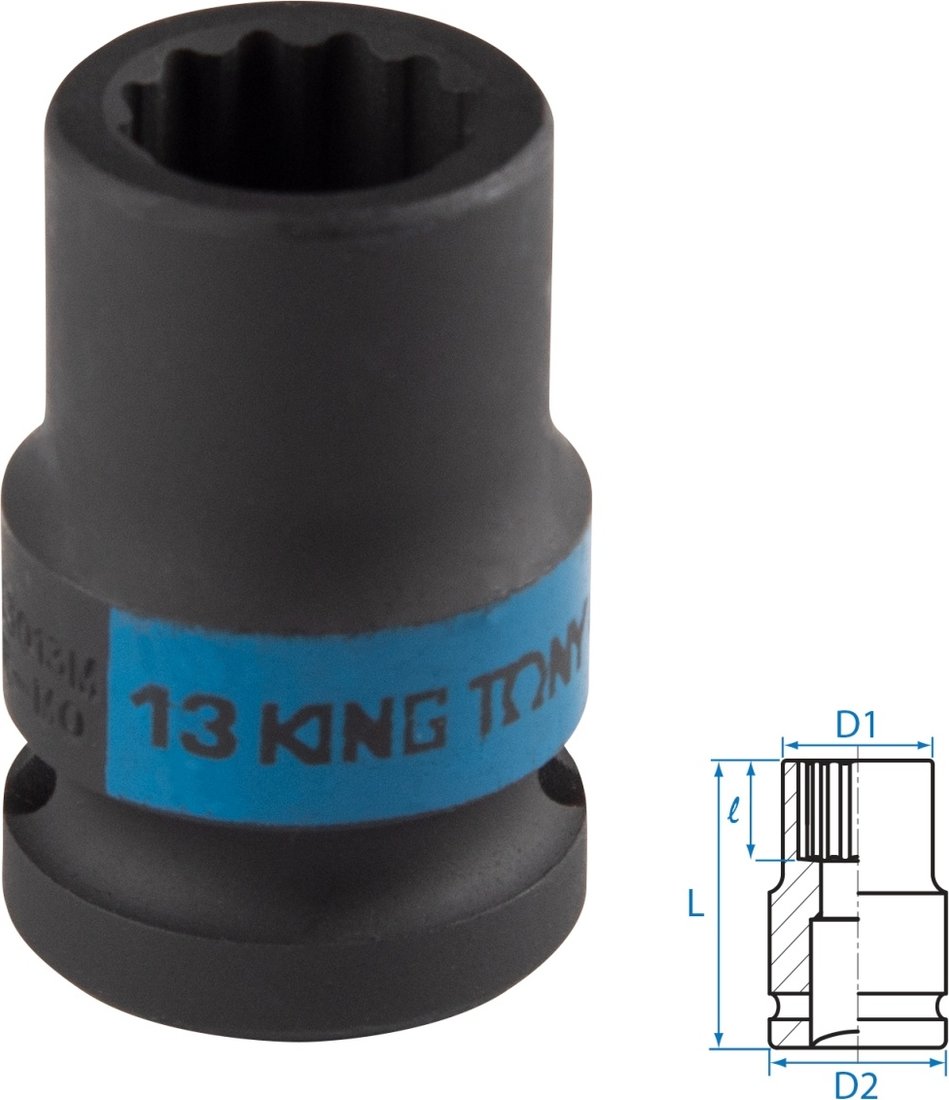 

Головка слесарная King Tony 453013M