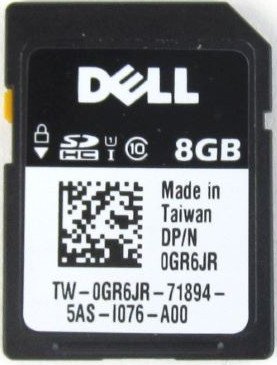 

Карта памяти Dell GR6JR 8GB SD Card for IDSDM