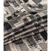 Штора Legrand Мегаполис 1.5x2.8 58120643 (черный/бежевый)