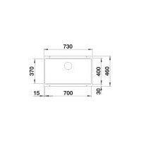 Кухонная мойка Blanco Etagon 700-U Coloured Components 527762 (черный)