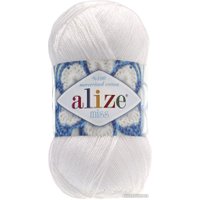 Пряжа для вязания Alize Miss 55 50 г 280 м (белый)