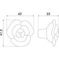 Ручка мебельная Boyard Lulu RC087AS/SG.4