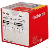 Дюбель универсальный Fischer SX Plus 8X40 568008 (100 шт)