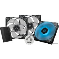 Комплект вентиляторов для корпуса с контроллером Arctic P14 PWM PST RGB 3шт + RGB Controller ACFAN00256A