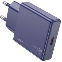 Сетевое зарядное Hoco N44 (титановый синий)