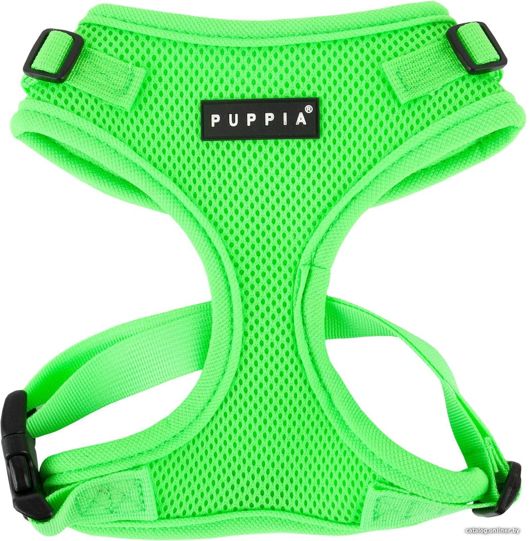 Шлея Puppia Neon Soft PAQA-AC1430-GR-L (салатовый)
