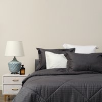 Семейный комплект постельного белья Sofi De MarkO Федерико 7Е Кт-Фд-7Е-ан (антрацит)