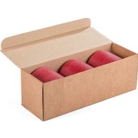 Набор свечей Мелт 75 мм (3 шт, бургундия)