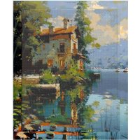 Алмазная мозаика  Феникс+ Дом на озере 68652