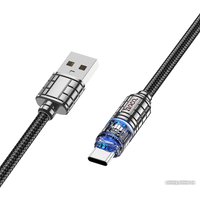 Кабель Hoco U122 USB Type-A - USB Type-C (1.2 м, черный)