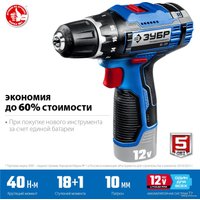 Дрель-шуруповерт Зубр Профессионал DL-121 (без АКБ)