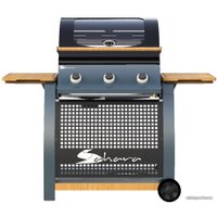 Газовый гриль для дачи Sahara 3 Burner Oak