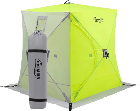 

Палатка для зимней рыбалки Premier Fishing Куб PR-ISC-150YLG (салатовый/серый)