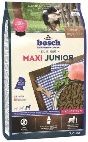 

Сухой корм для собак Bosch Maxi Junior 3 кг