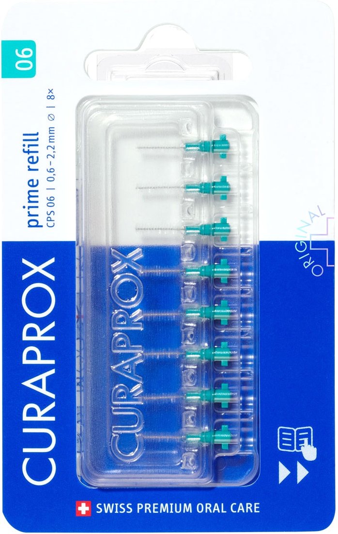 

Набор зубных ершиков Curaprox Prime 0.6 мм (8 шт)