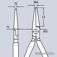 Круглогубцы Knipex 26 16 200