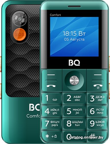 Кнопочный телефон BQ BQ-2006 Comfort (зеленый)