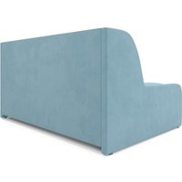 Диван Мебель-АРС Аккордеон Барон №6 ППУ 120x200 (голубой Luna 089)