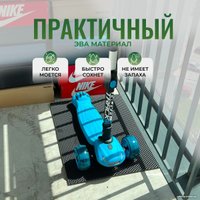 Придверный коврик Alicosta ЭВА 800x650 (ЭВА мини ромб/серый)