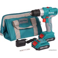 Дрель-шуруповерт Total TDLI1222 (с 2-мя АКБ, кейс)