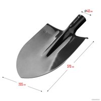 Лопата штыковая остроконечная Зубр Мастер 39412